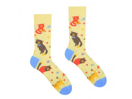 Veselé ponožky Mačka