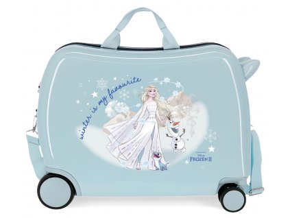 Detský kufor na kolieskach - odrážadlo - Disney Frozen Winter is my favorite - 34L