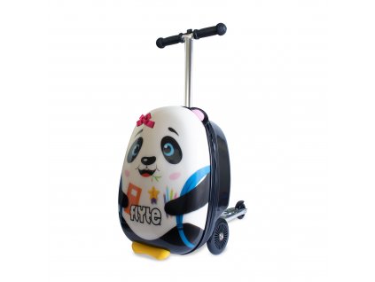 Zinc detský cestovný kufor s kolobežkou Flyte - Panda Pennir - 25L