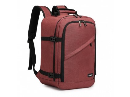 KONO veľkokapacitný kompaktný cestovný batoh EM2231 - burgundy - 20L