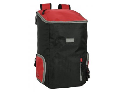 SAFTA "BLACK-RED" 13,3" zhora plnený batoh MULTISPORTS - červeno čierny- 31L