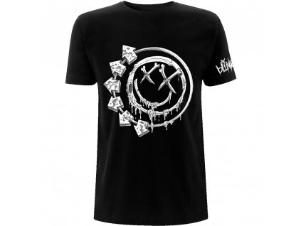 BLINK-182 Unisex bavlnené tričko: Bones - čierne