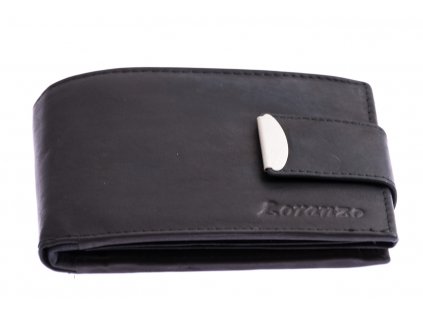 Pánska peňaženka s prackou - čierna
