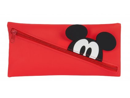 Silikónový peračník Mickey Mouse - červený