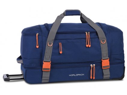 WORLDPACK Diamond cestovná taška na kolieskach - 95L - modrá