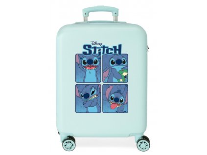 Detský kufor ABS na kolieskach Lilo & Stitch Moods 55 cm - 34L