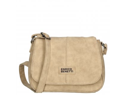 Enrico Benetti Kensi malá crossbody taška - light taupe