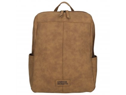 Enrico Benetti Kensi dámsky batoh na tablet 10" - camel - 6L