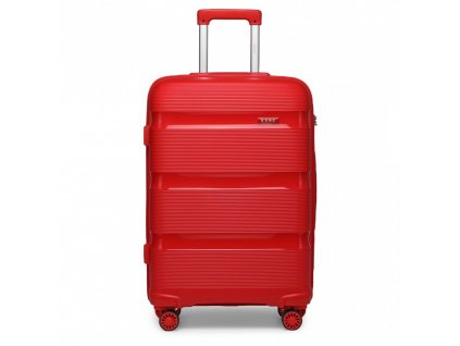 Cestovný  kabínový kufor na kolieskach Classic Collection PP - červený - 50L