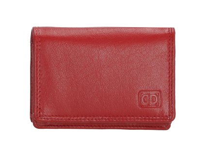 Double-D dámska kožená peňaženka Fh-séria - červená