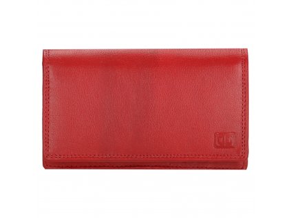 Dámska kožená peňaženka Double-d - červená