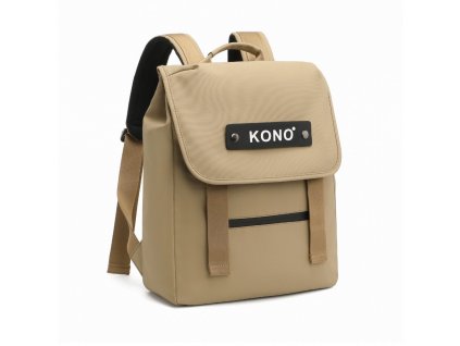 Kono inovatívny vodeodolný batoh s chlopňou - khaki - 14L