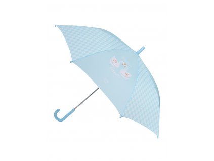 Safta Glowlab "CISNES" manuálny dáždnik 48 cm - modrý