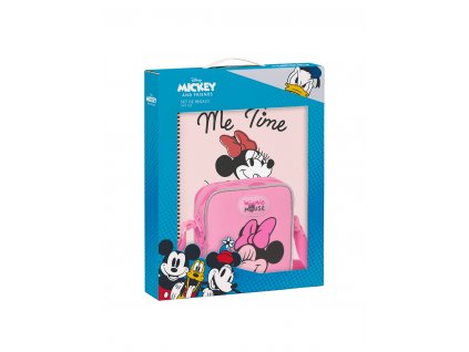 Safta darčeková sada Minnie Mouse "Loving" - notes a taška