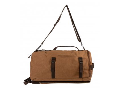SPORT plátený batoh / cestovná taška - 24,5 L - hnedá