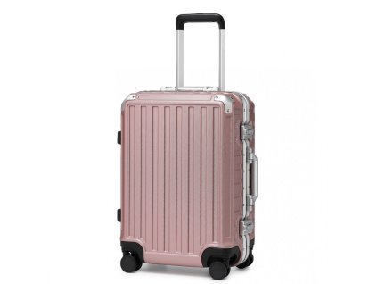 Supercase cestovný kufor s pevným hliníkovým rámom - nude - 42L