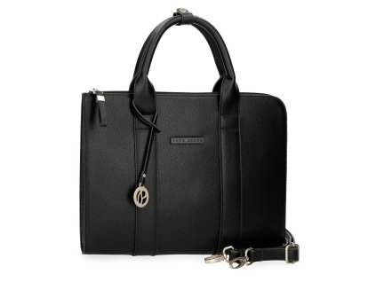 Elegantná taška na dokumenty Pepe Jeans Elia - čierna