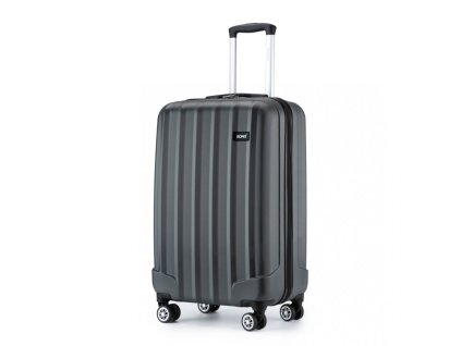 Kono cestovný kabínový kufor ABS - sivý - 38L