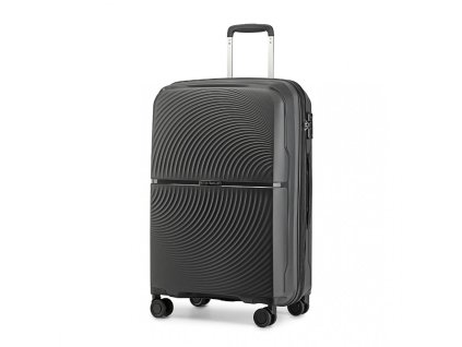 KONO kabínová batožina BRITISH TRAVELLER Polypropylén - čierna - 97L