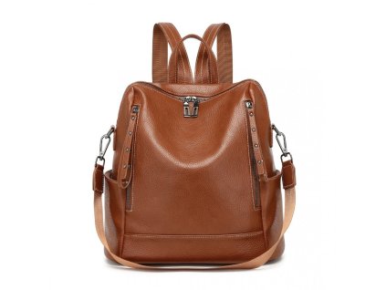 Dámsky batoh a kabelka 2v1 Miss Lulu - hnedá - 16 L