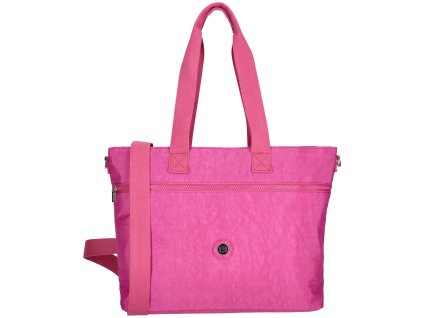 Dámska shopper taška Crinkle Enrico Benetti 15" - fuchsiová