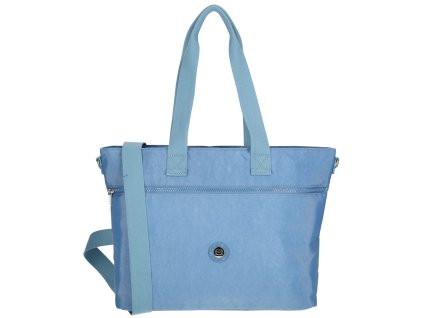 Dámska shopper taška Crinkle Enrico Benetti 15" - modrá