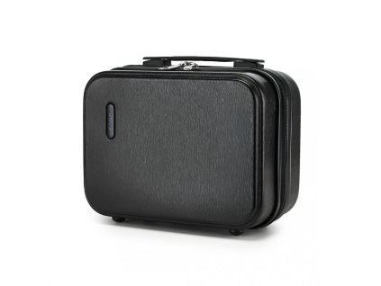 Toaletný kufrík na batožinu KONO - ABS+PC - 9,6 L - čierny