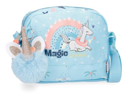 Detská crossbody kabelka Enso Magic Summer Celeste 20 cm