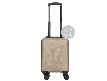 Kabínový kufor podsedadlový ABS 25L Enrico Benetti - champagne