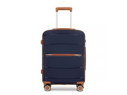 Moderný kabínový kufor Kono - PP - navy - 38 L