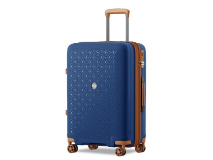 Cestovný kufor z polypropylénu Kono 114 L - navy