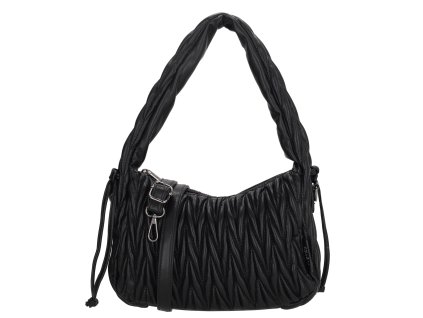 Dámska kabelka cez rameno Charm London West End - čierna - 23x25 cm