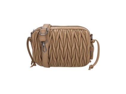 Dámska crossbody kabelka Charm London West End - mocha - 15x20 cm