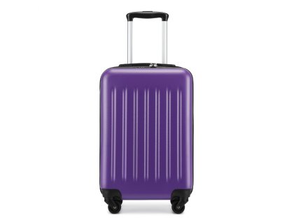 Ľahký kabínový ABS+PC kufor Kono - fialový - 33 L