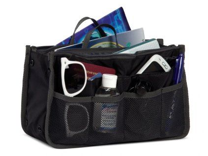 Oraganizér do kabelky Worldpack - čierny