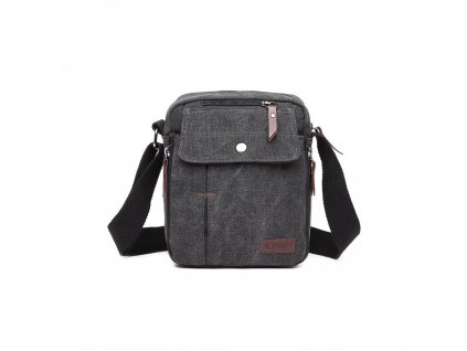 Pánska crossbody taška cez rameno Pocket Black - čierna