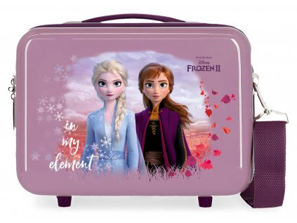 Taška / kufrík cez rameno Frozen 2 - fialový