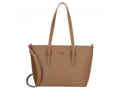 Elegantná kabelka London Marantes Middle Charm - taupe