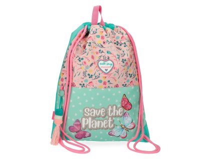 Vrecko na prezuvky - Mochila Movom SAVE THE PLANET