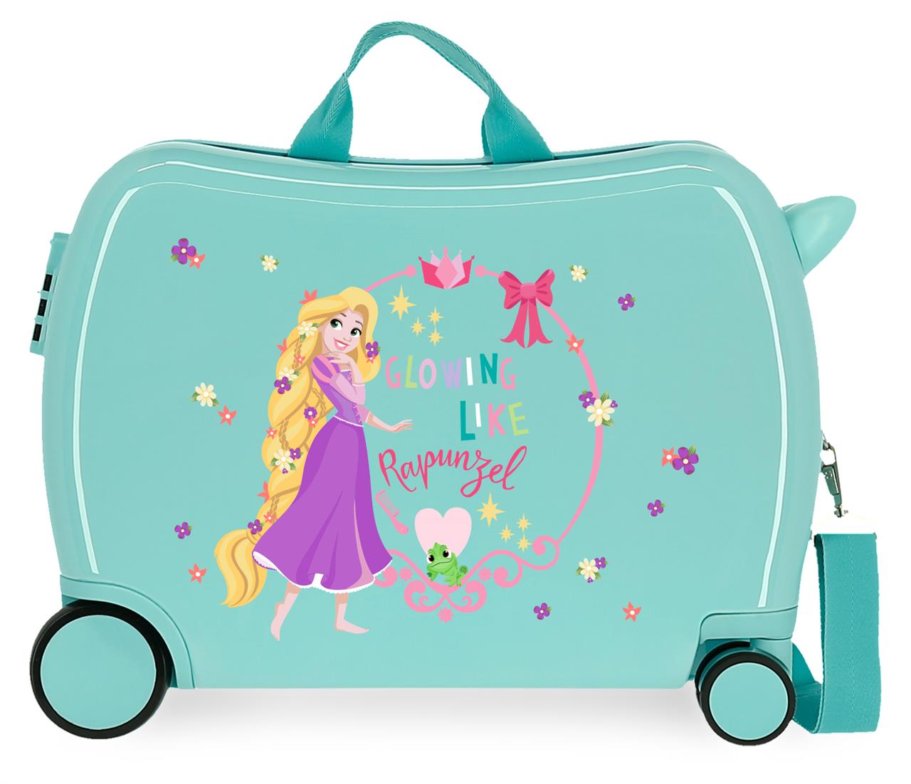 JOUMMABAGS Detský kufor na kolieskach - odrážadlo - Disney - Princess Celebration - Rapunzel