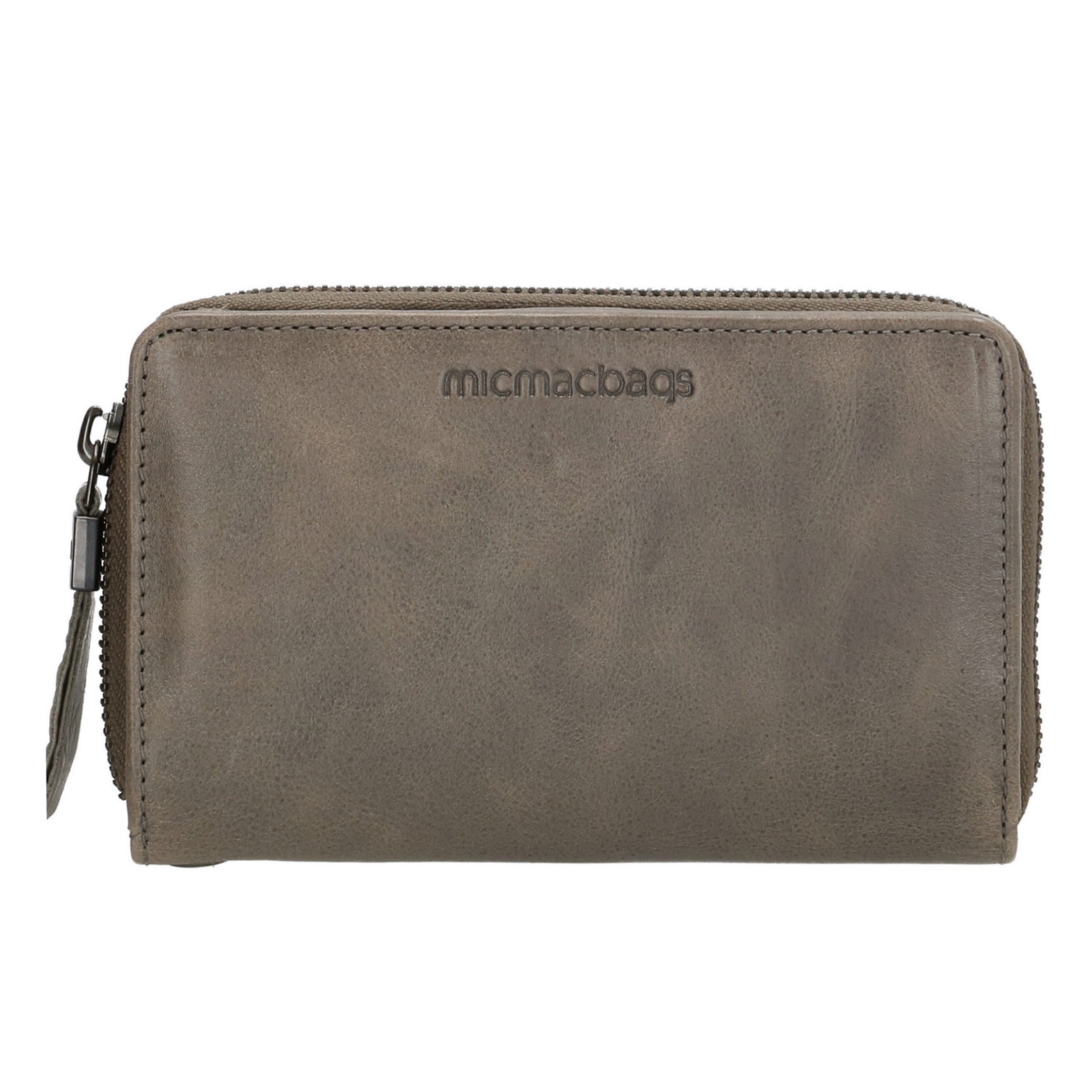 E-shop Dámska kožená peňaženka Micmacbags - sivá