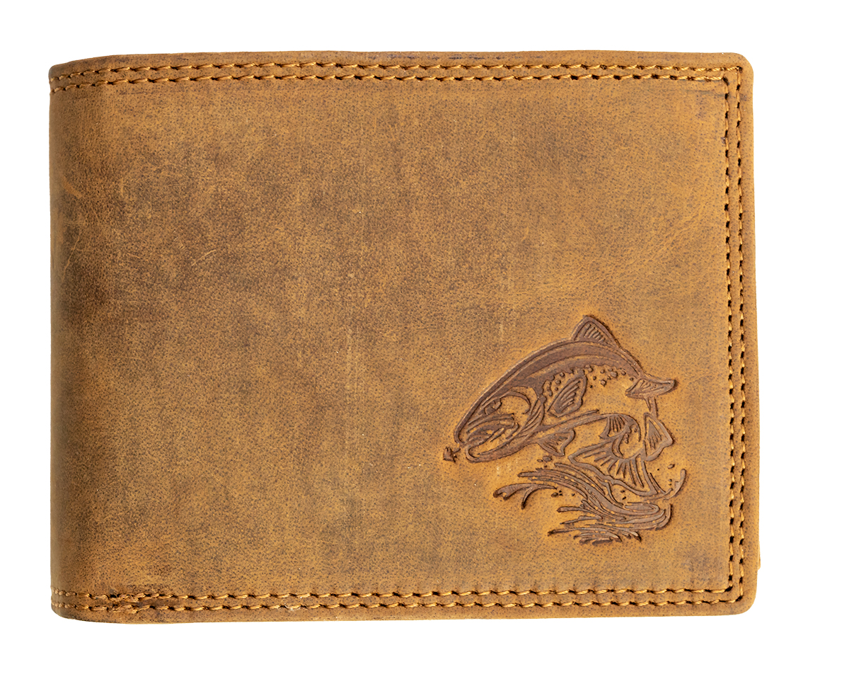 E-shop HL Luxusná kožená peňaženka so pstruhom
