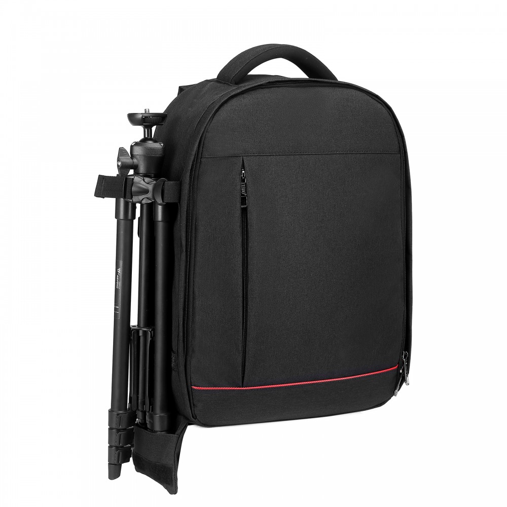 E-shop Špeciálny vodeodolný a protiotrasový batoh na fotoaparát KONO - čierny