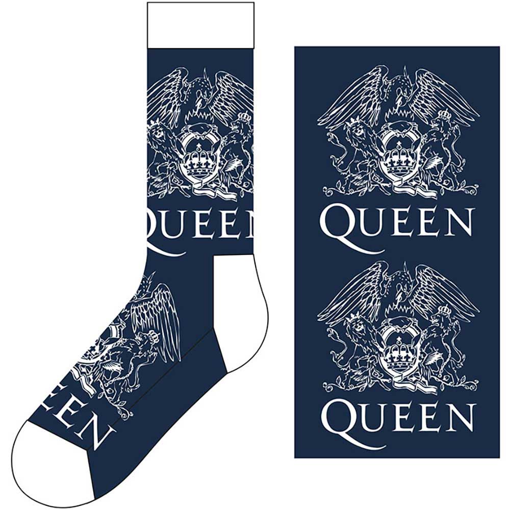 E-shop RockOff Ponožky Queen - White Crests