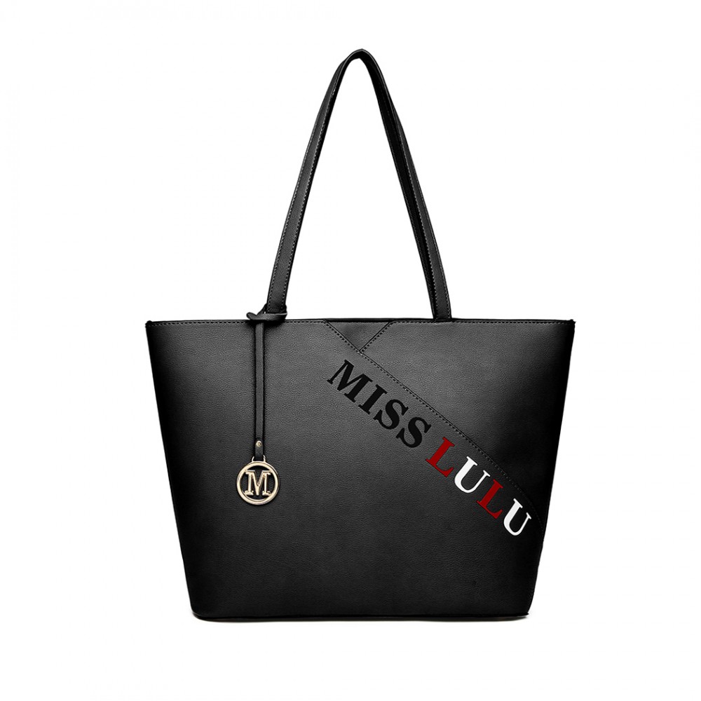 E-shop Dámska elegantná kabelka Miss Lulu Dubai - čierna