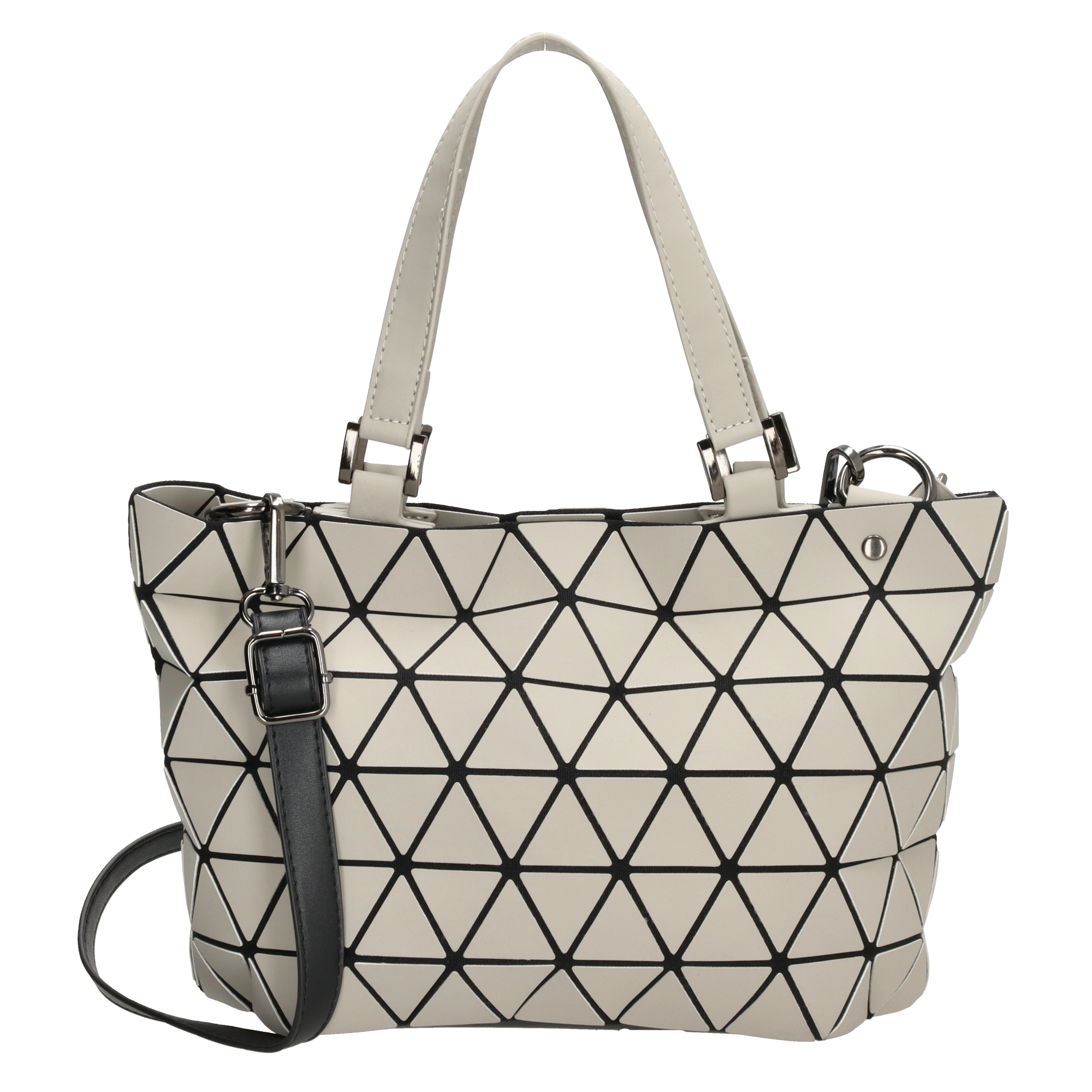 E-shop Dámska dizajnová kabelka Charm London Hoxton - svetlo sivá