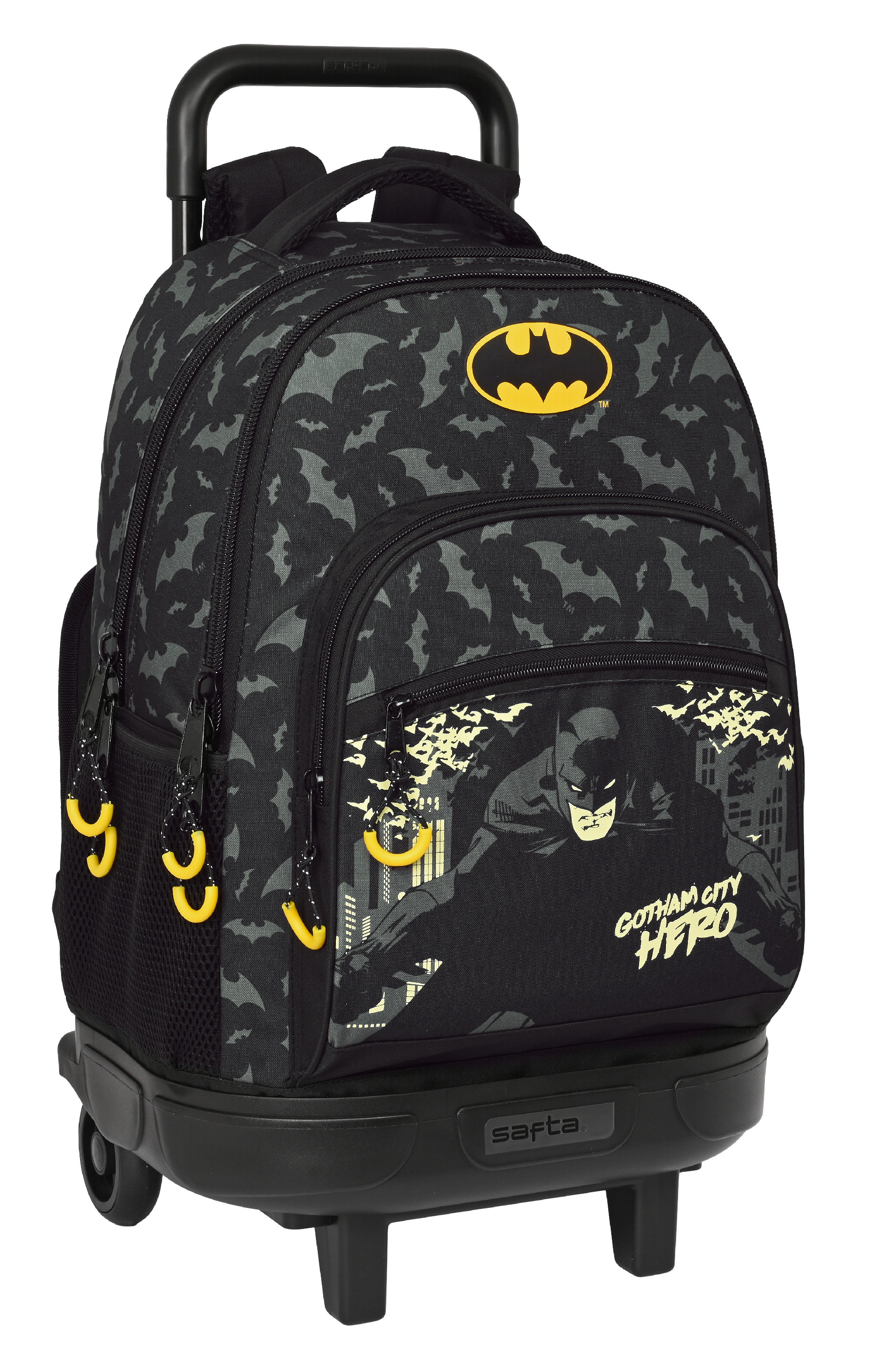 E-shop SAFTA Školský batoh na kolieskach Batman Gotham City Hero 32L