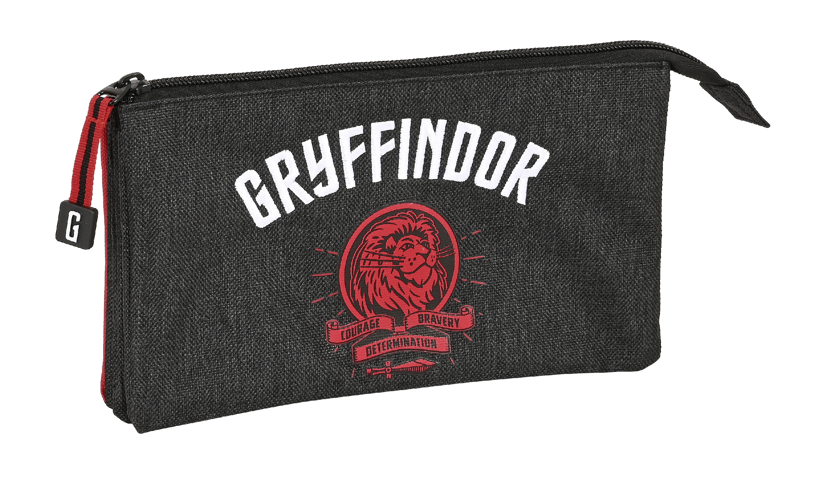 E-shop SAFTA trojkomorový peračník Harry Potter Gryffindor - čierny