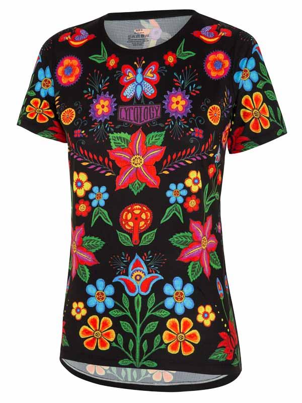 E-shop Cycology Dámske technické tričko Frida - čierne