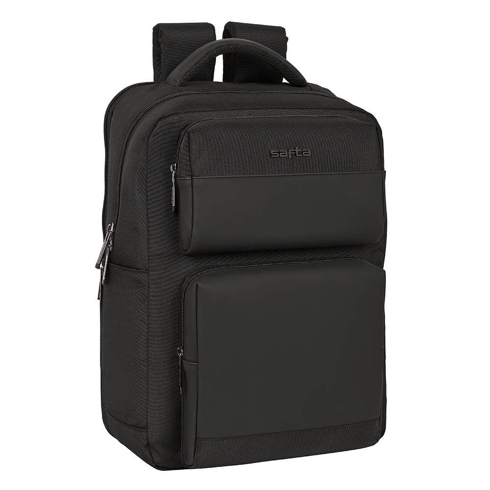 E-shop SAFTA Business dvojkomorový laptop batoh s USB portom - 15.6'' čierny